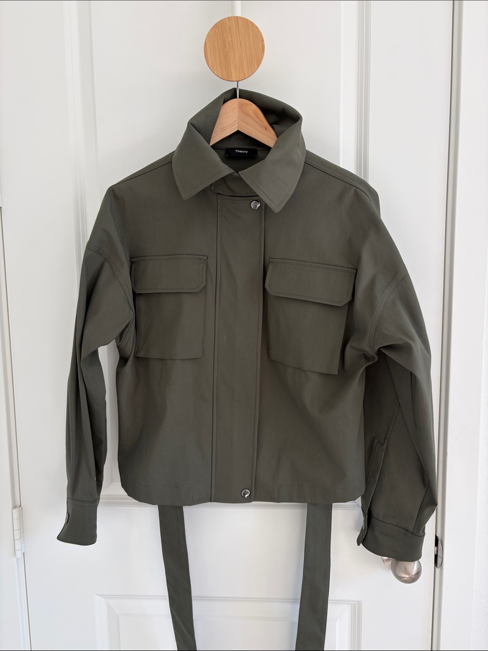 Theory Olive Utility Field Jacket